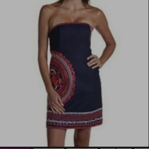 LILY PULITZER NWT NAVY BOWEN BASKETWEAVE DRESS SIZE 6